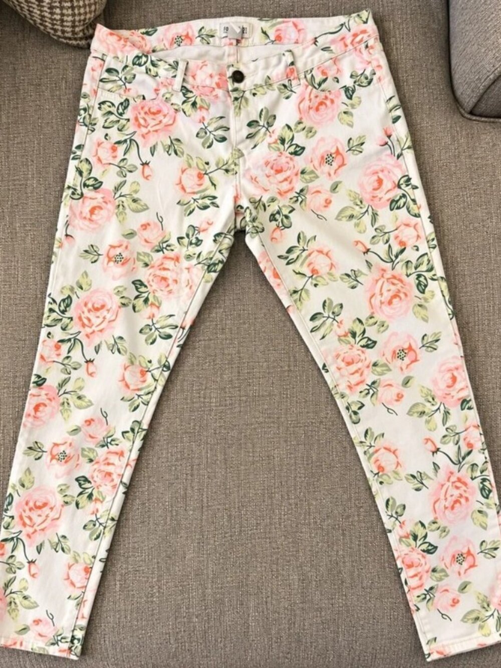 🌸Forever 21 Floral Skinny Jeans – Women's🌸